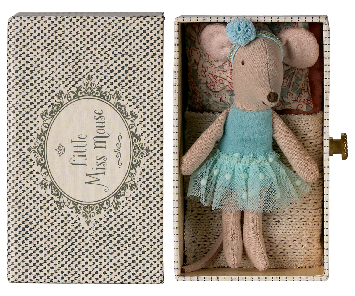 Dance mouse in daybed, Little sister - Blue