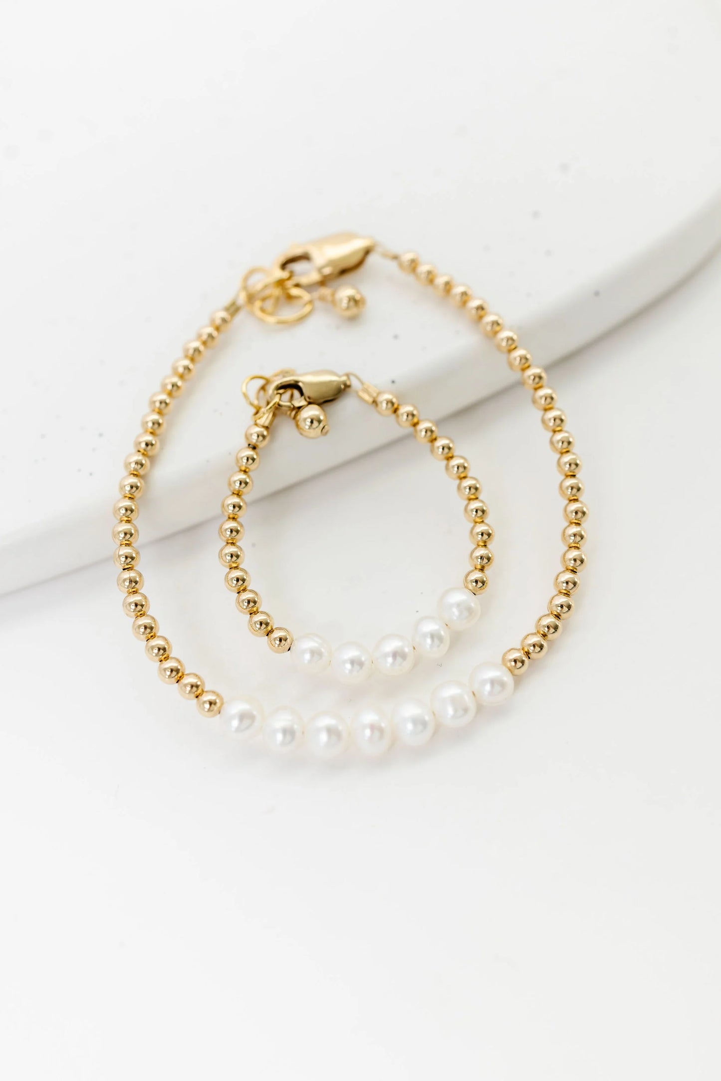 Greta Baby Bracelet - 5" Gold Filled