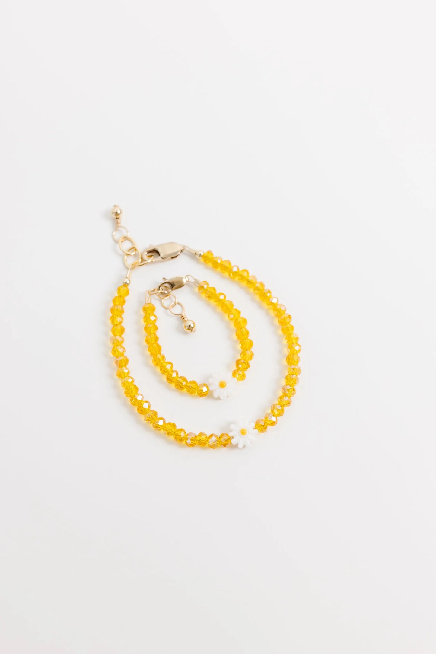 Daisy Baby Bracelet - 5.5" Gold Filled - Goldenrod