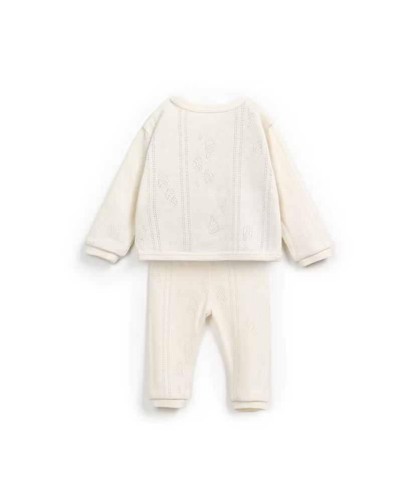 Sweater + Trousers Ajour Set