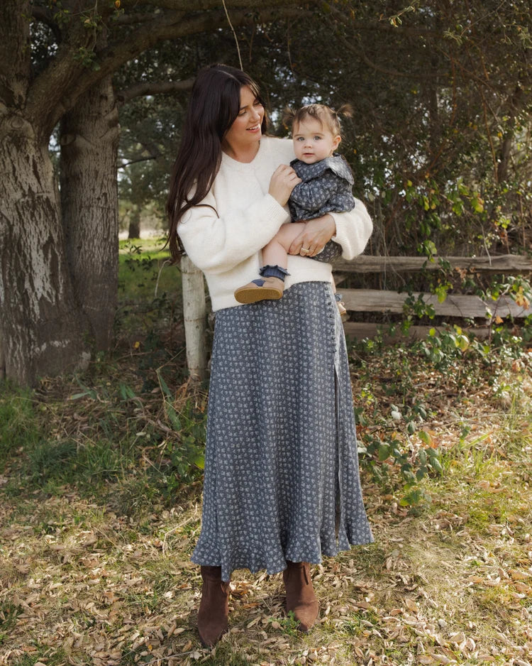 Women's Button Slit Skirt