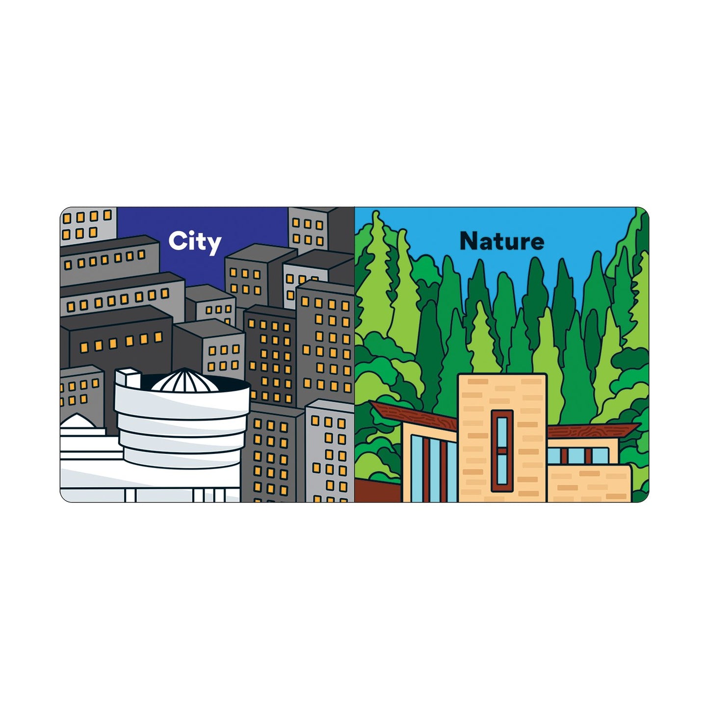 Opposites With Frank Lloyd Wright Board Book