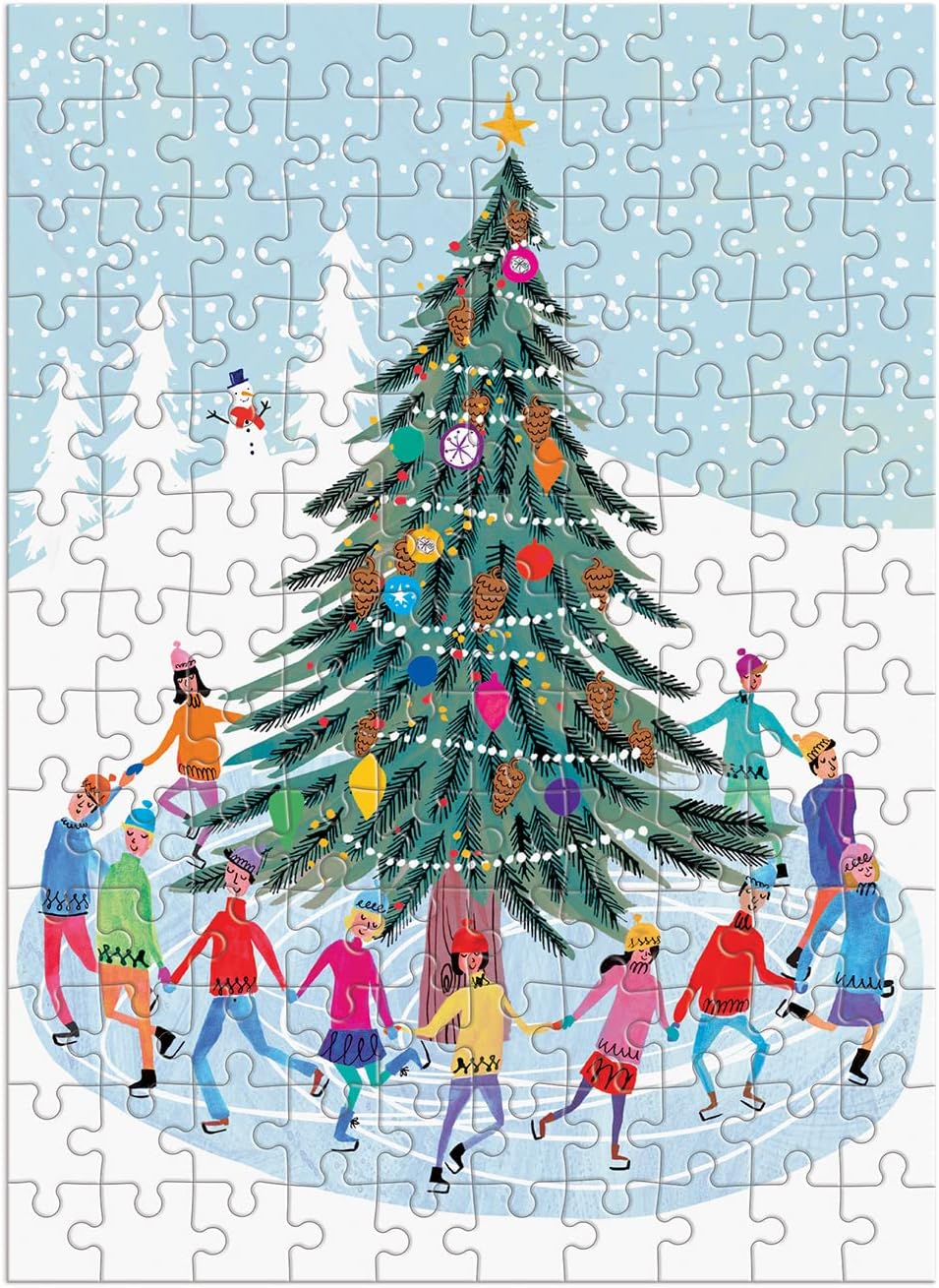 130 Piece Mini Puzzle - Tree Skaters