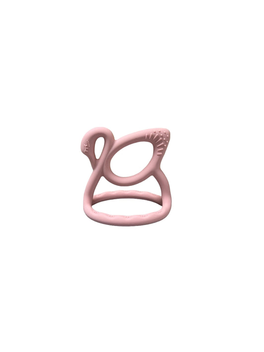 Swan Teether - Pink