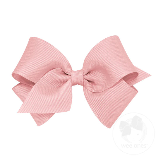 Small Basic Grosgrain Hair Bow - Sweet Nectar