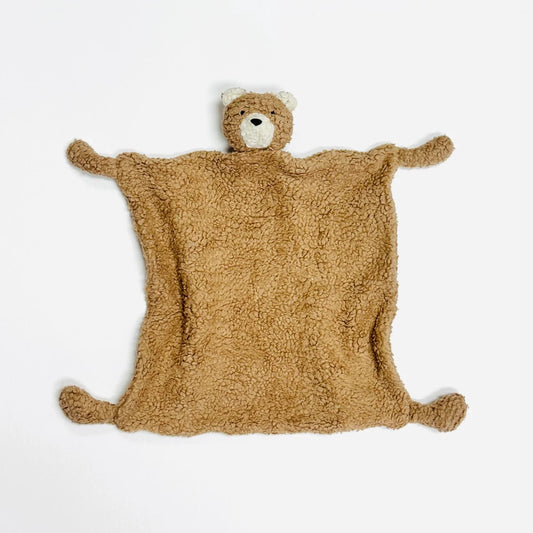 Organic Sherpa Lovey Blanket - Bear