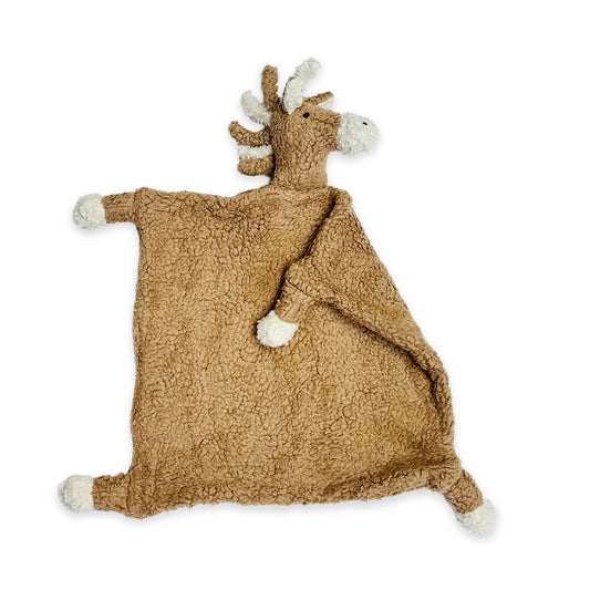 Organic Sherpa Lovey Blanket - Horse
