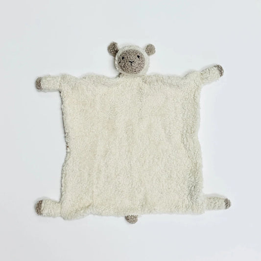 Organic Sherpa Lovey Blanket - Lamb