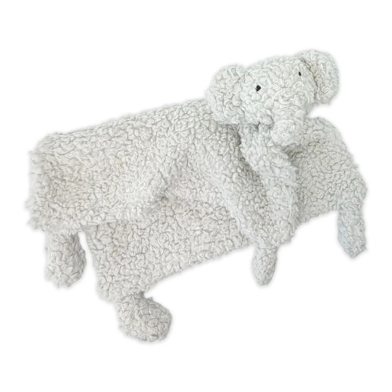 Organic Sherpa Lovey Blanket - Elephant