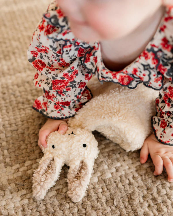 Organic Sherpa Lovey Blanket - Bunny