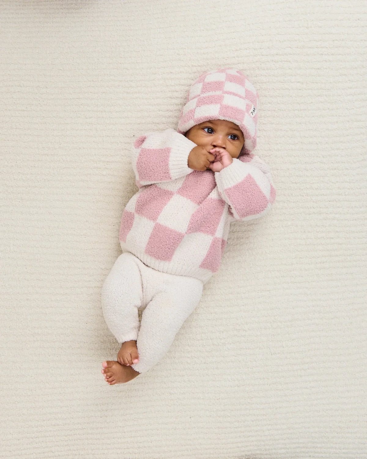 Beanie Checkers Fuzzy