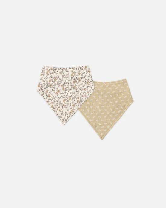 Bandana Scarf 2 Pack - Posy, Butterscotch Floral