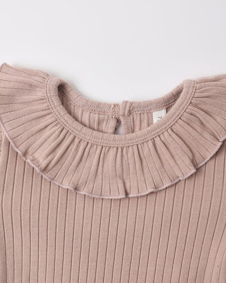 Ruffle Collar Bodysuit