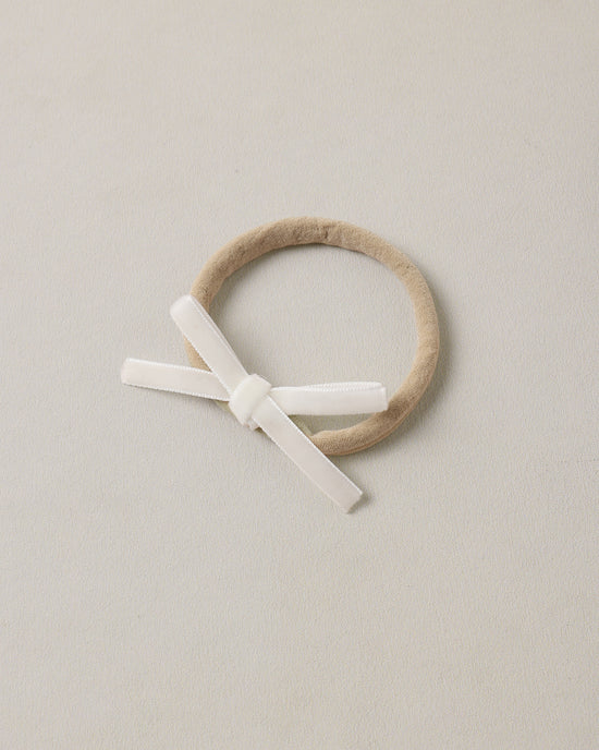 Baby Bow Headbands - Black, Ivory