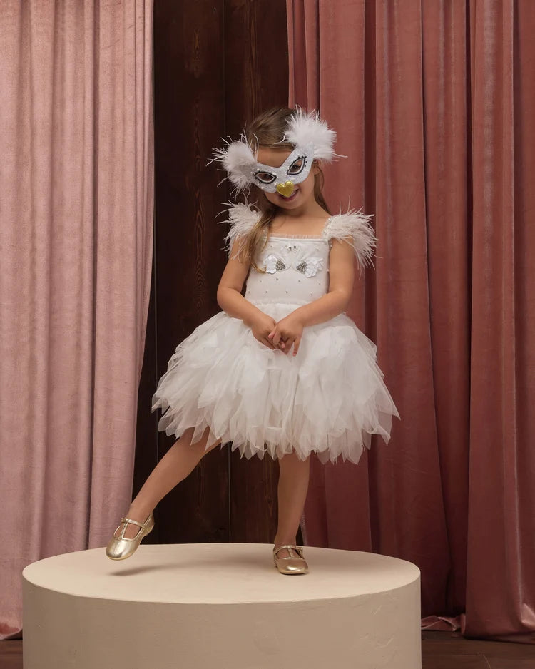 Swan Mask - Ivory