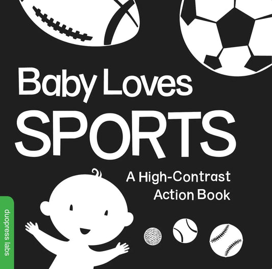 Baby Loves Sports: A High-Contrast Action Book (BB)