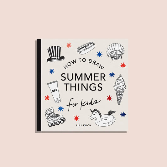 Summer Things: How To Draw Books For Kids (Summer Activity)