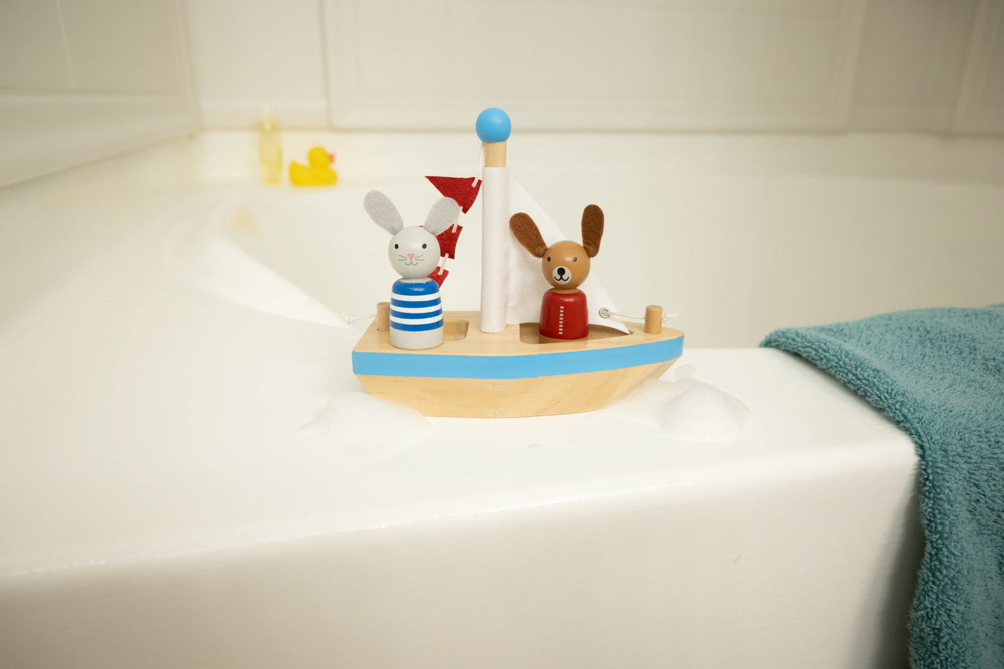 Boats & Buddies: Dog & Bunny