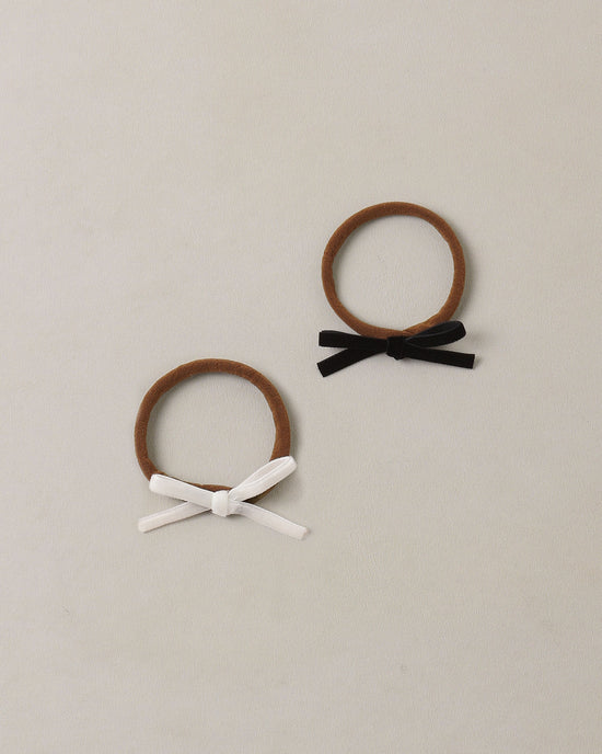 Baby Bow Headbands - Black, Ivory