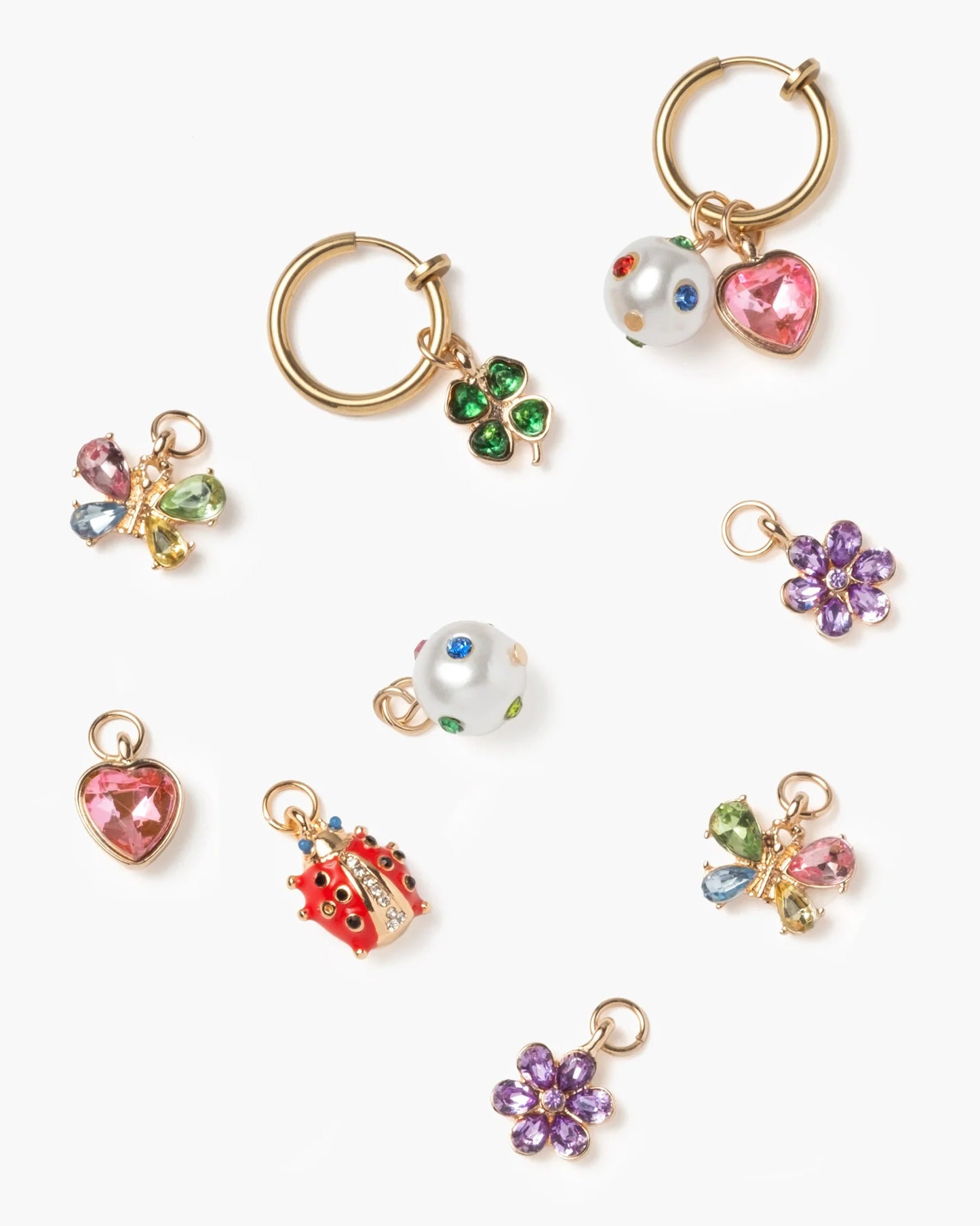 Absolutely Charming Clip On Earring Set