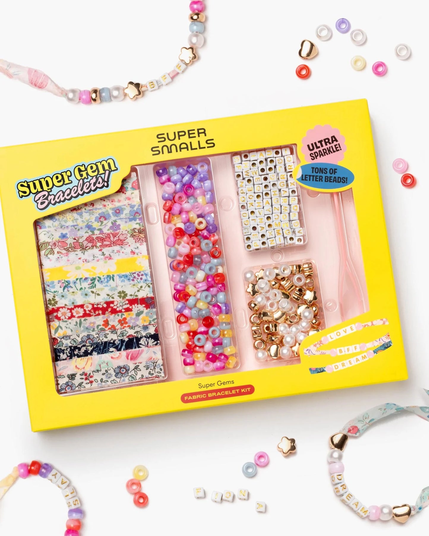 Super Gems Fabric Bracelet Kit