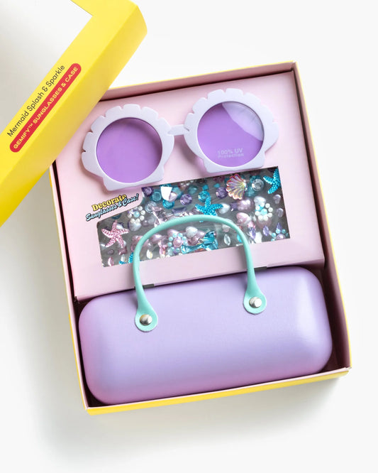 Mermaid Splash and Sparkle Gemify Sunglasses and Case