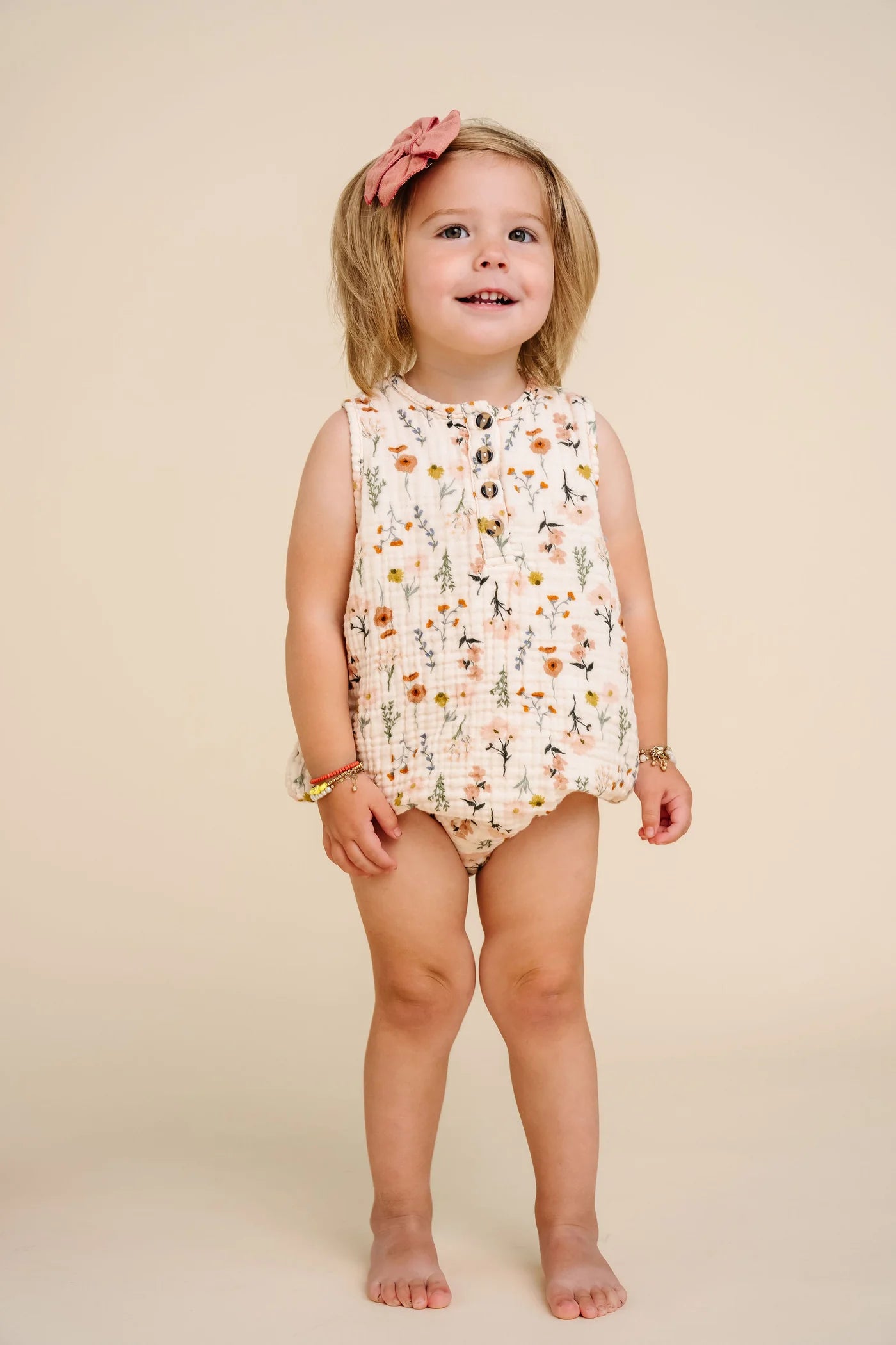 Cloud Muslin Bubble Romper
