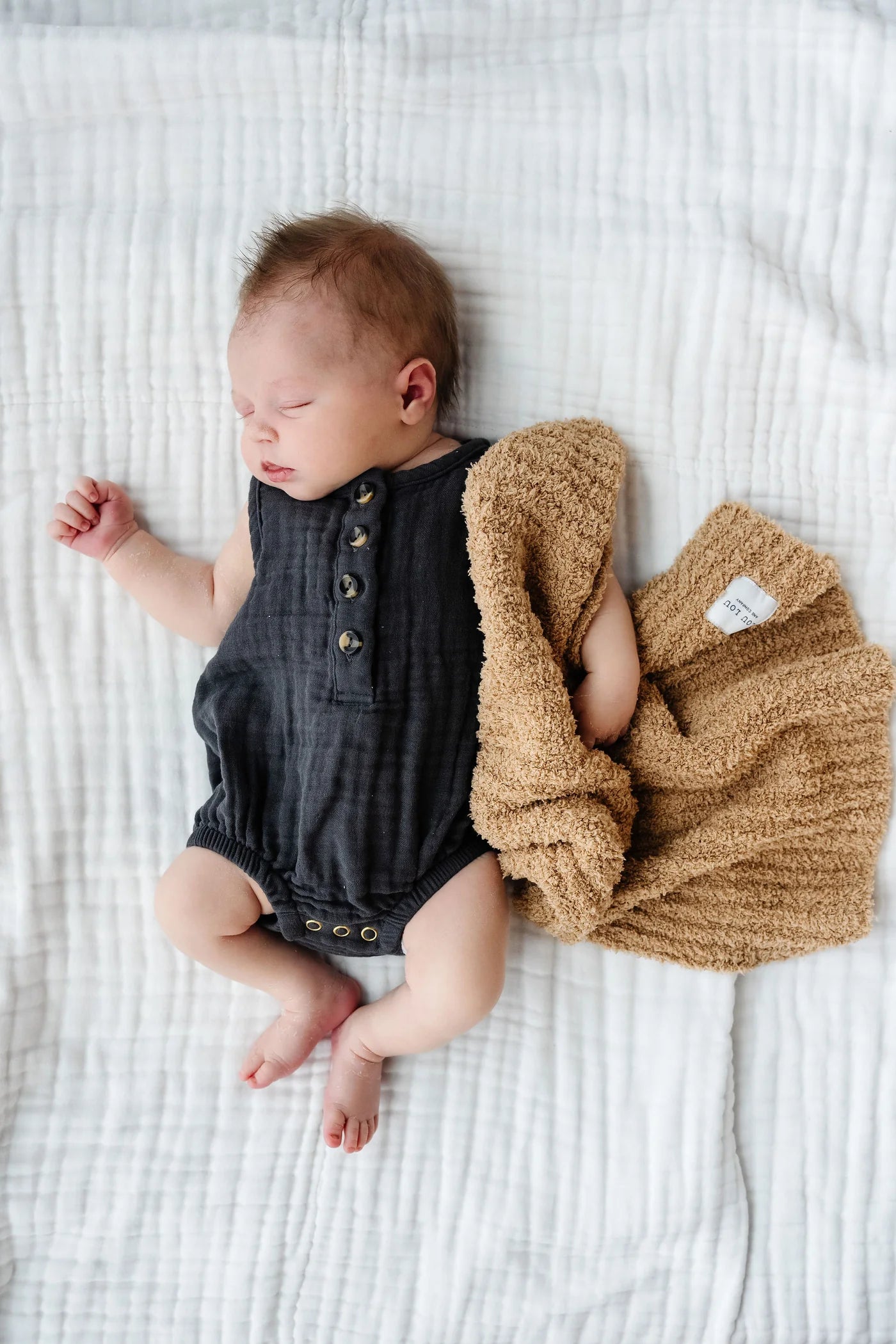 Cloud Muslin Bubble Romper