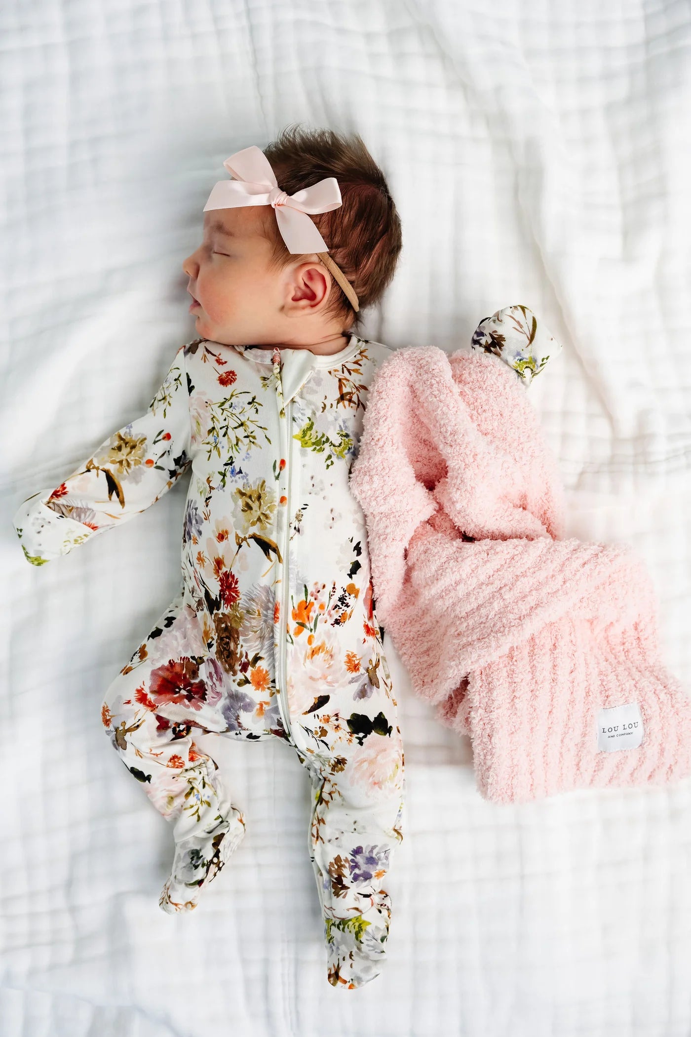 Chenille Blanket - Blush Pink - Mini/Lovey