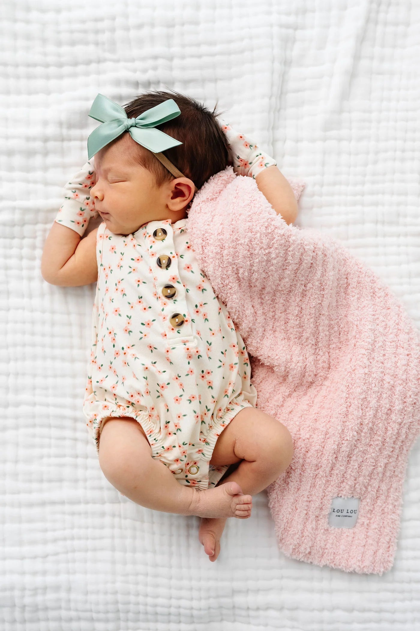 Chenille Blanket - Blush Pink - Mini/Lovey