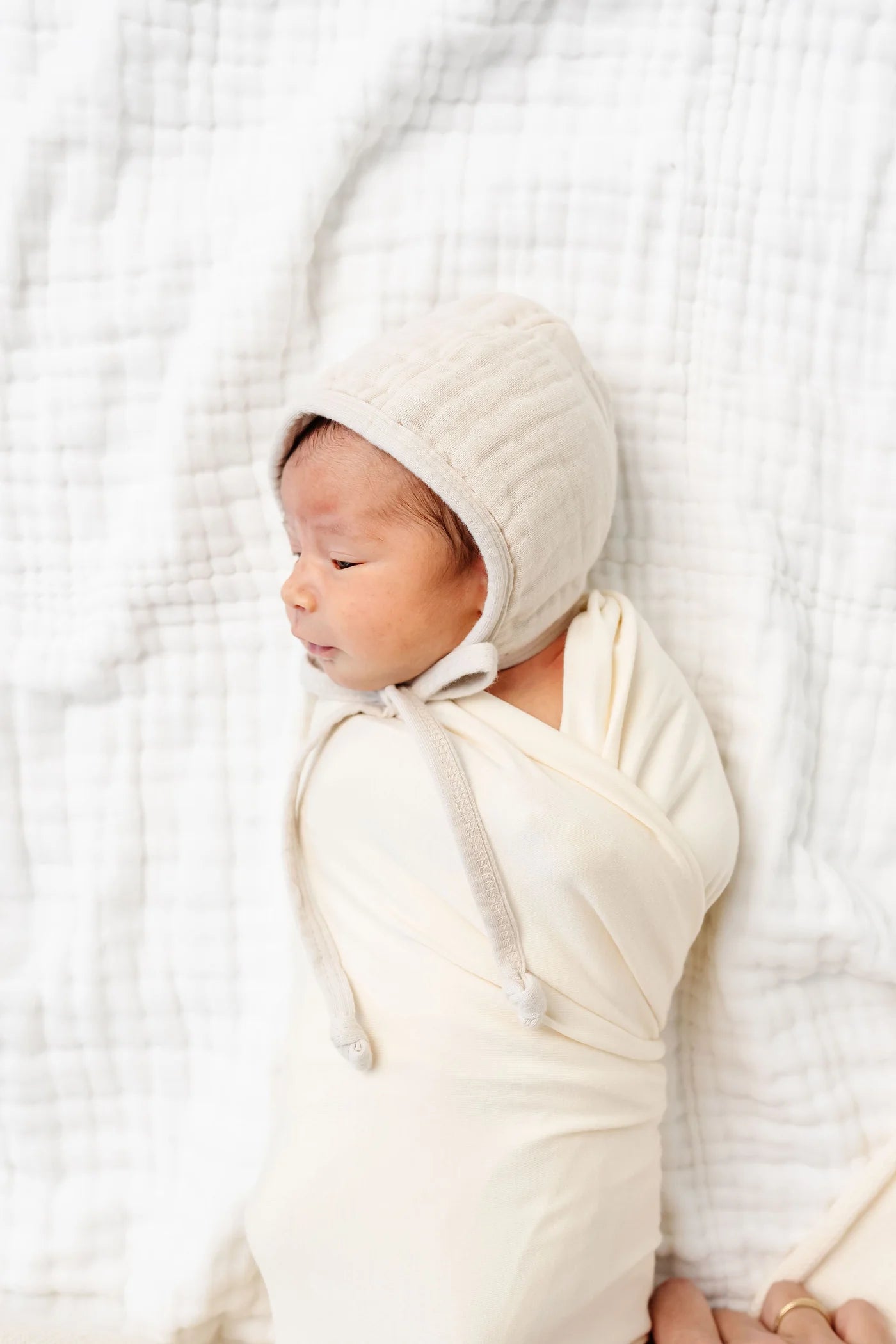 Cloud Muslin Bonnet