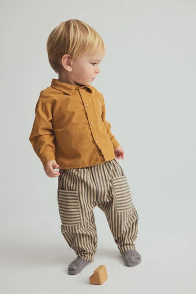 Pants Nepal - Baby Boy Striped Cotton Twill Pants