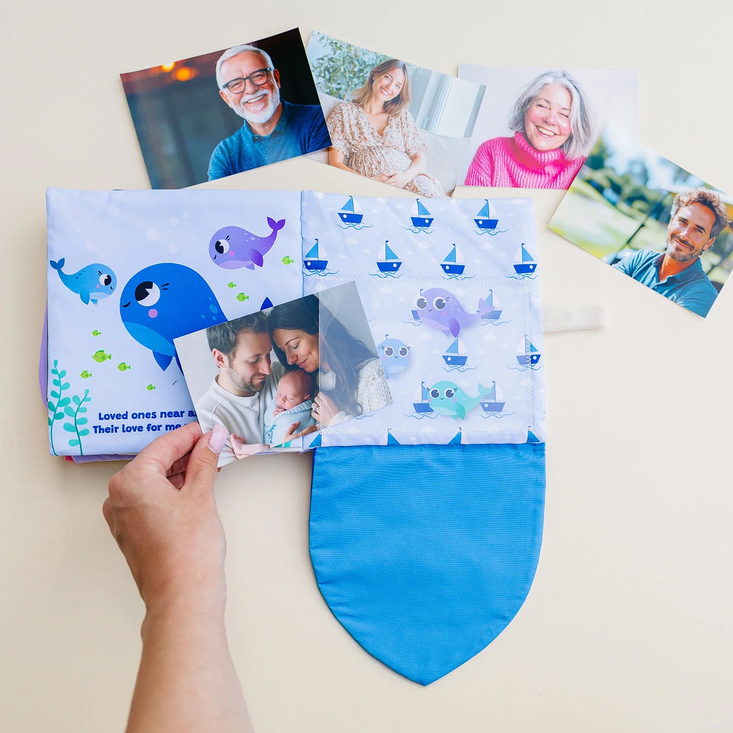 Interactive Soft Crinkle album for Baby - I Love You! - Boxed