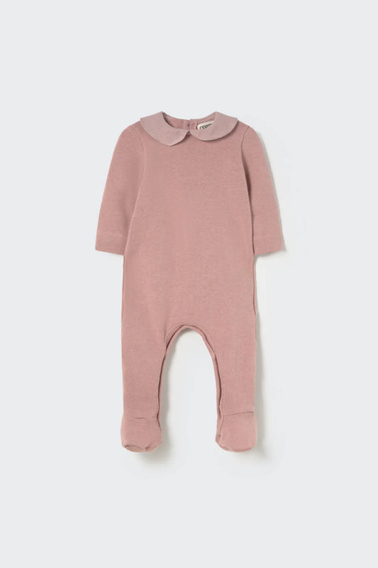 Soft Brushed Knit Newborn Jumpsuit
