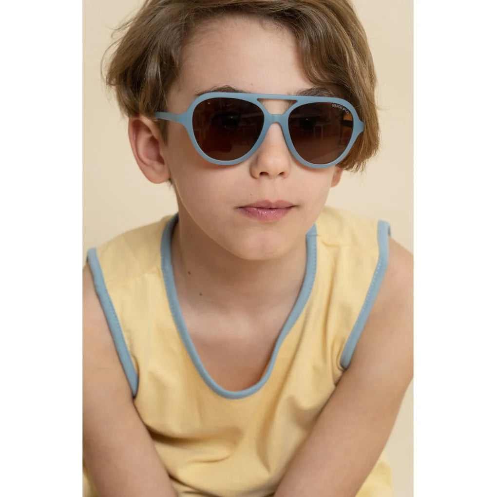 Aviator - Polarized Sunglasses - Desert Teal (3-8Y)