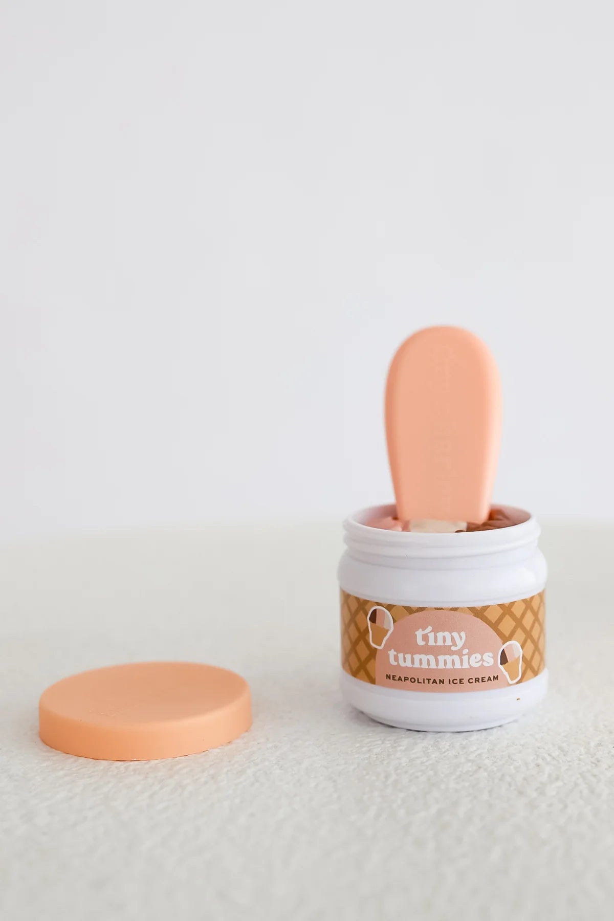 Tiny Tummies Neapolitan Ice Cream Jar and Spoon Set