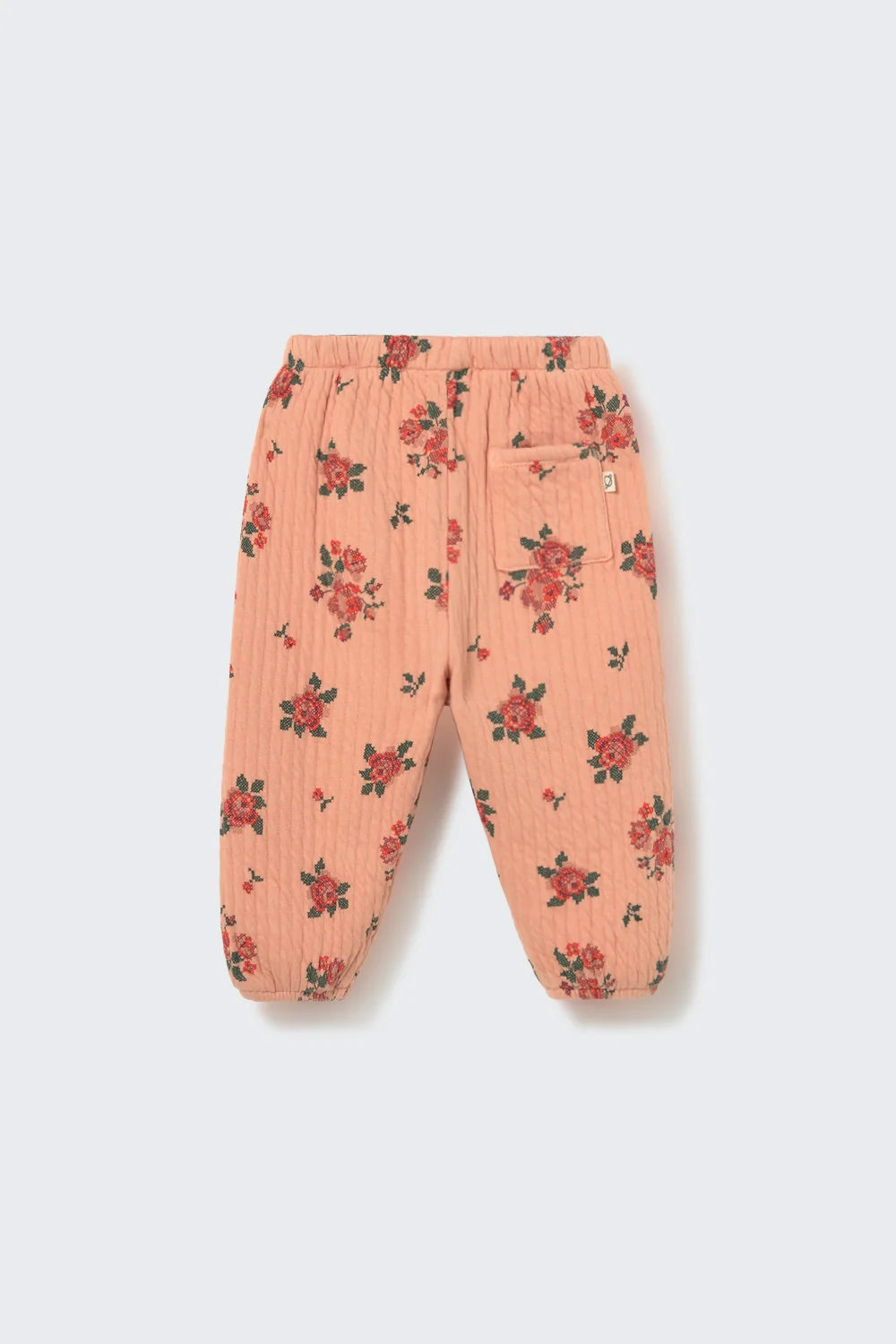 Pants Beca - Quilted Floral Print Baby Pants