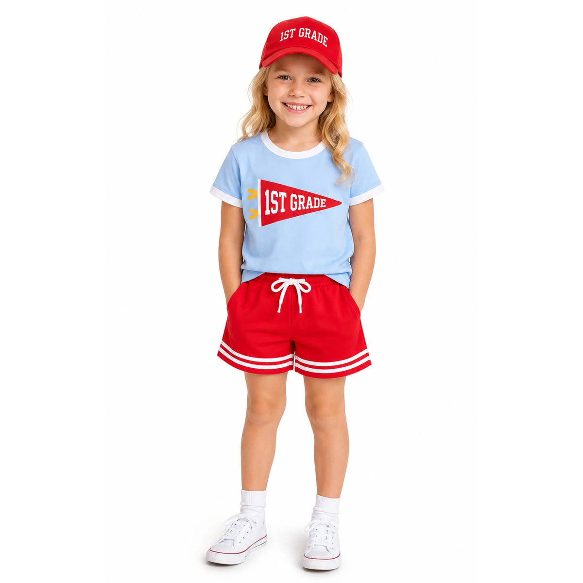 Back-To-School 1st Grade Baseball Hat