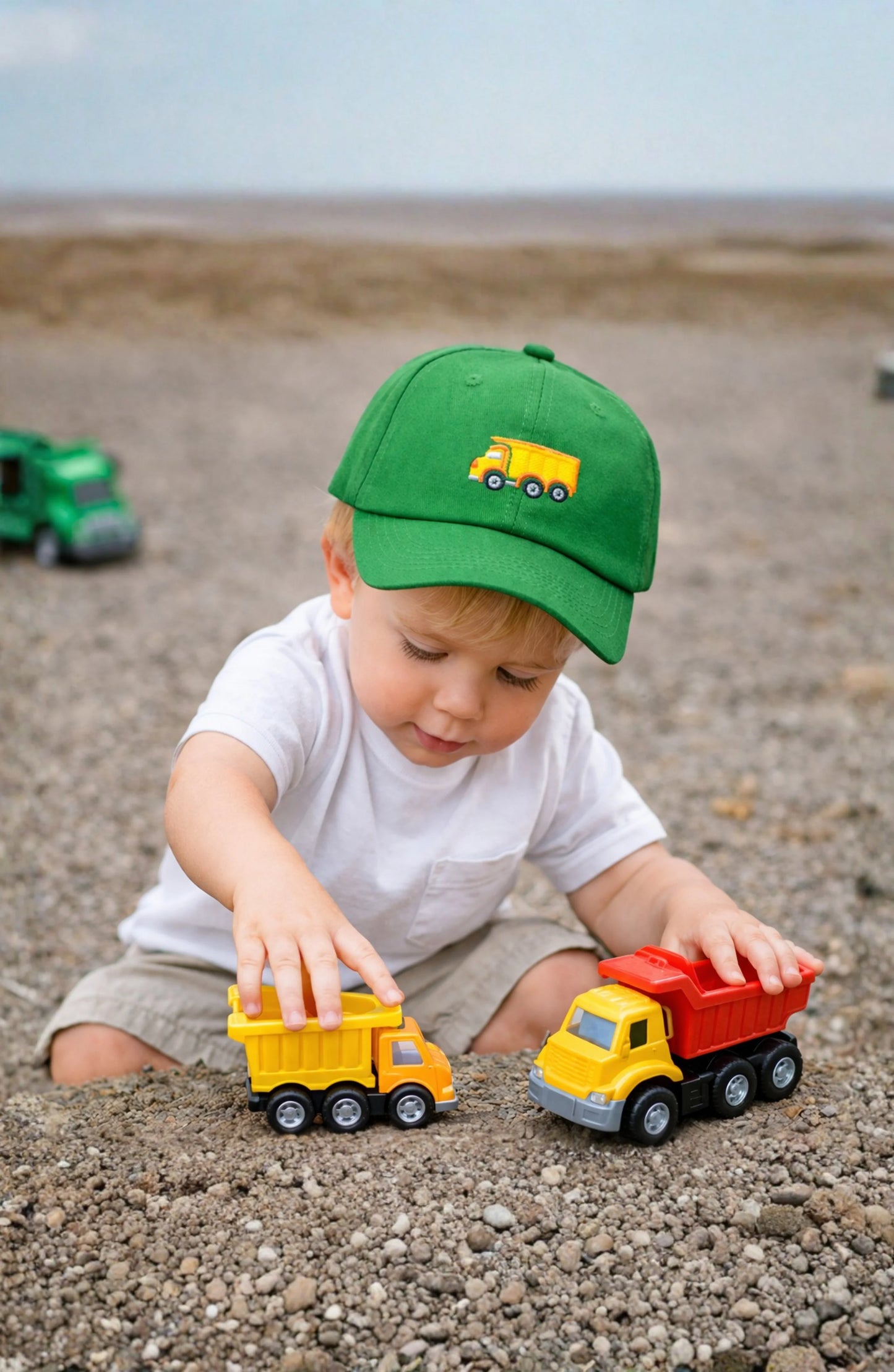 Dump Truck Baseball Hat - Baby (0-2Y)