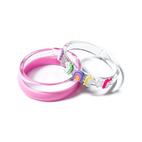 Unicorn & Stars Pink Bangels