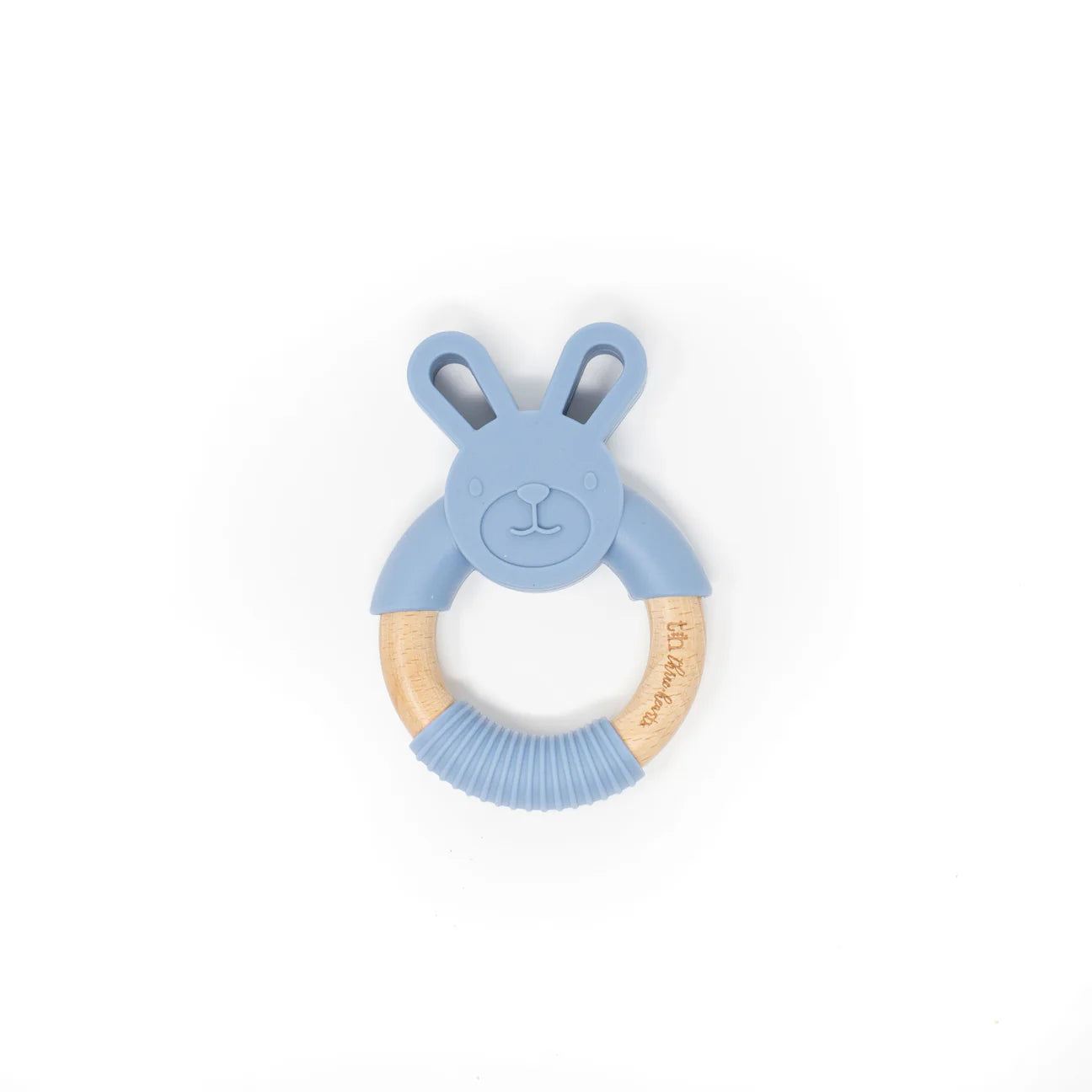 Bunny Ear Teether - Slate