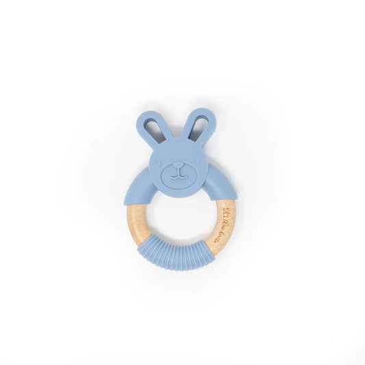 Bunny Ear Teether - Slate