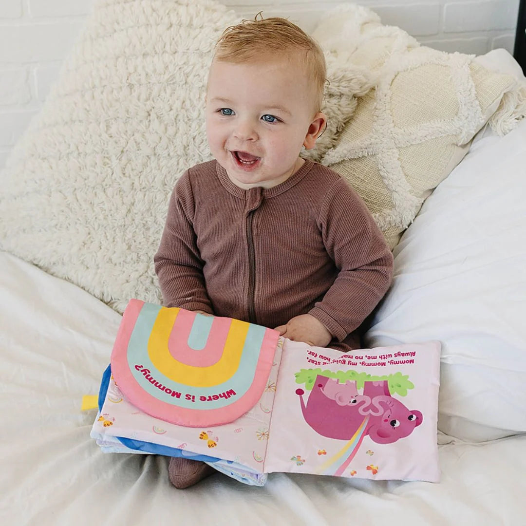 Interactive Soft Crinkle album for Baby - I Love You! - Boxed