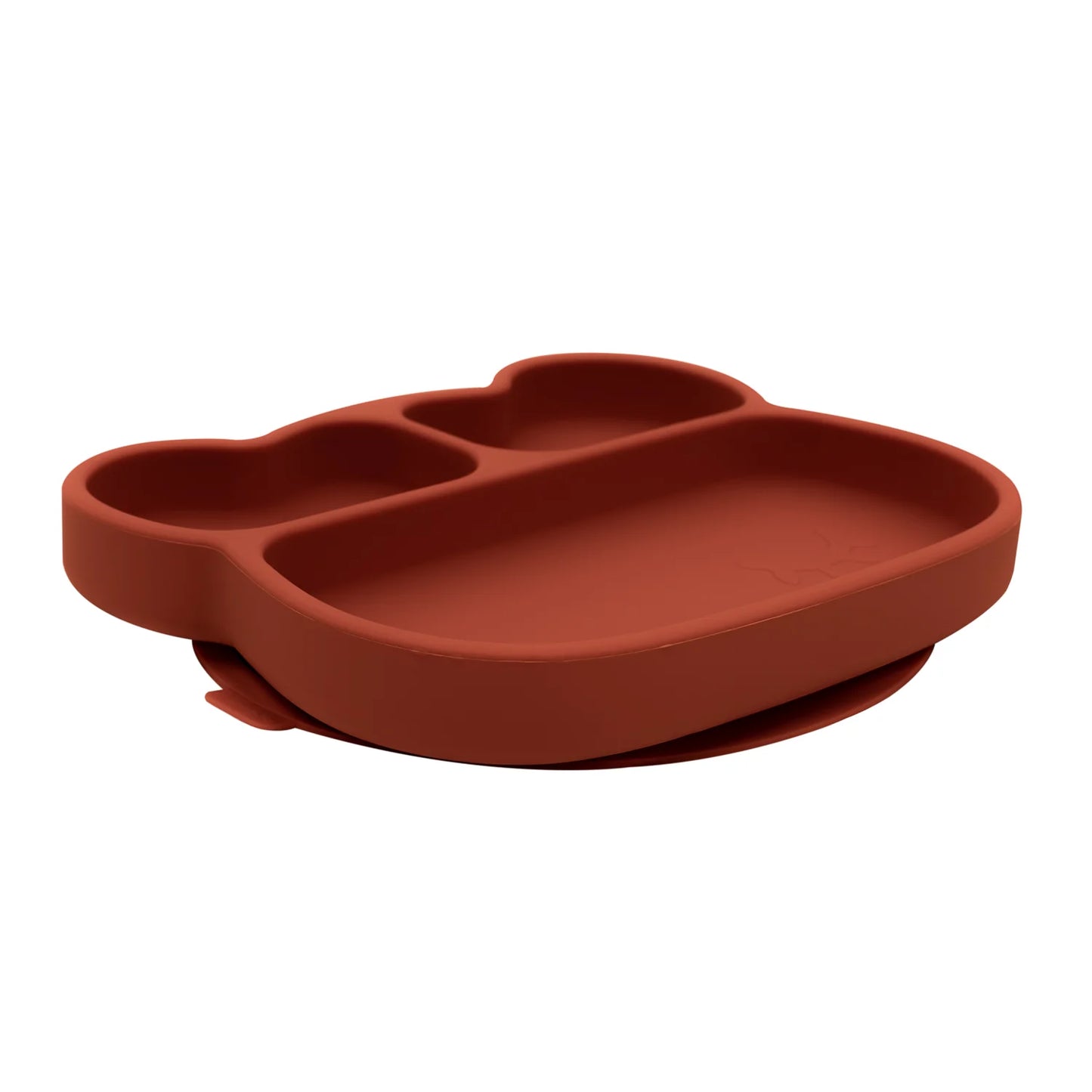 Bear Stickie Plate- Rust