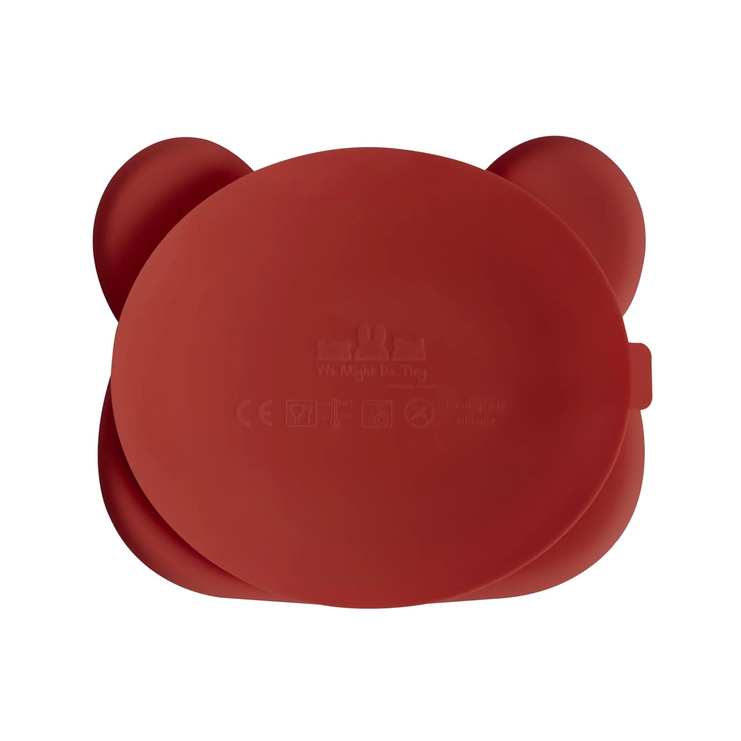Bear Stickie Plate- Rust