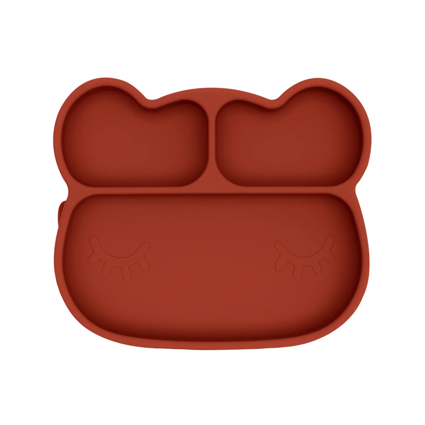 Bear Stickie Plate- Rust