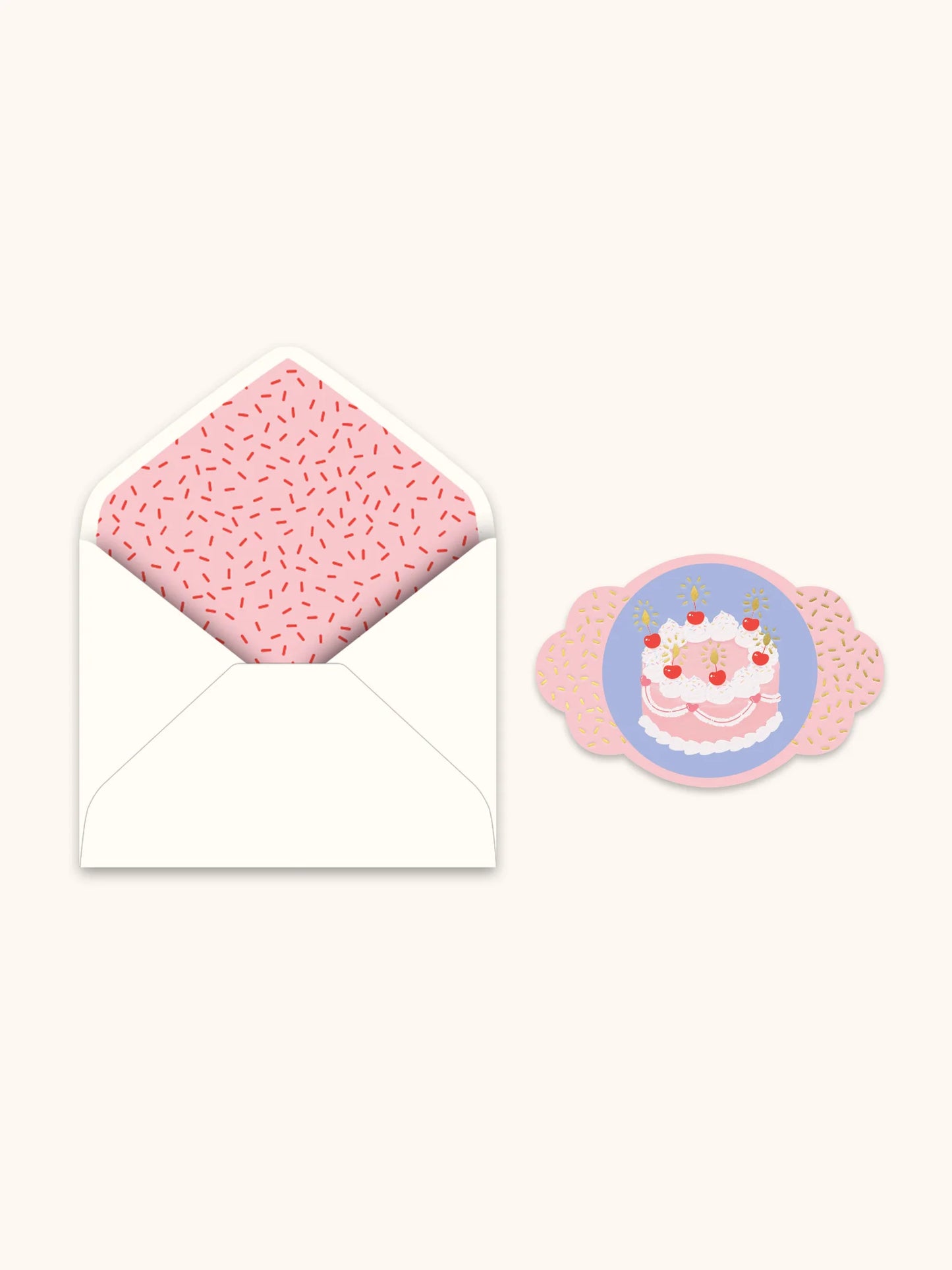 Cherries On Top Deluxe Greeting Card