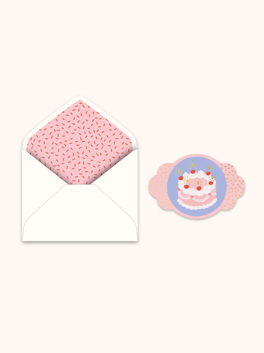 Cherries On Top Deluxe Greeting Card