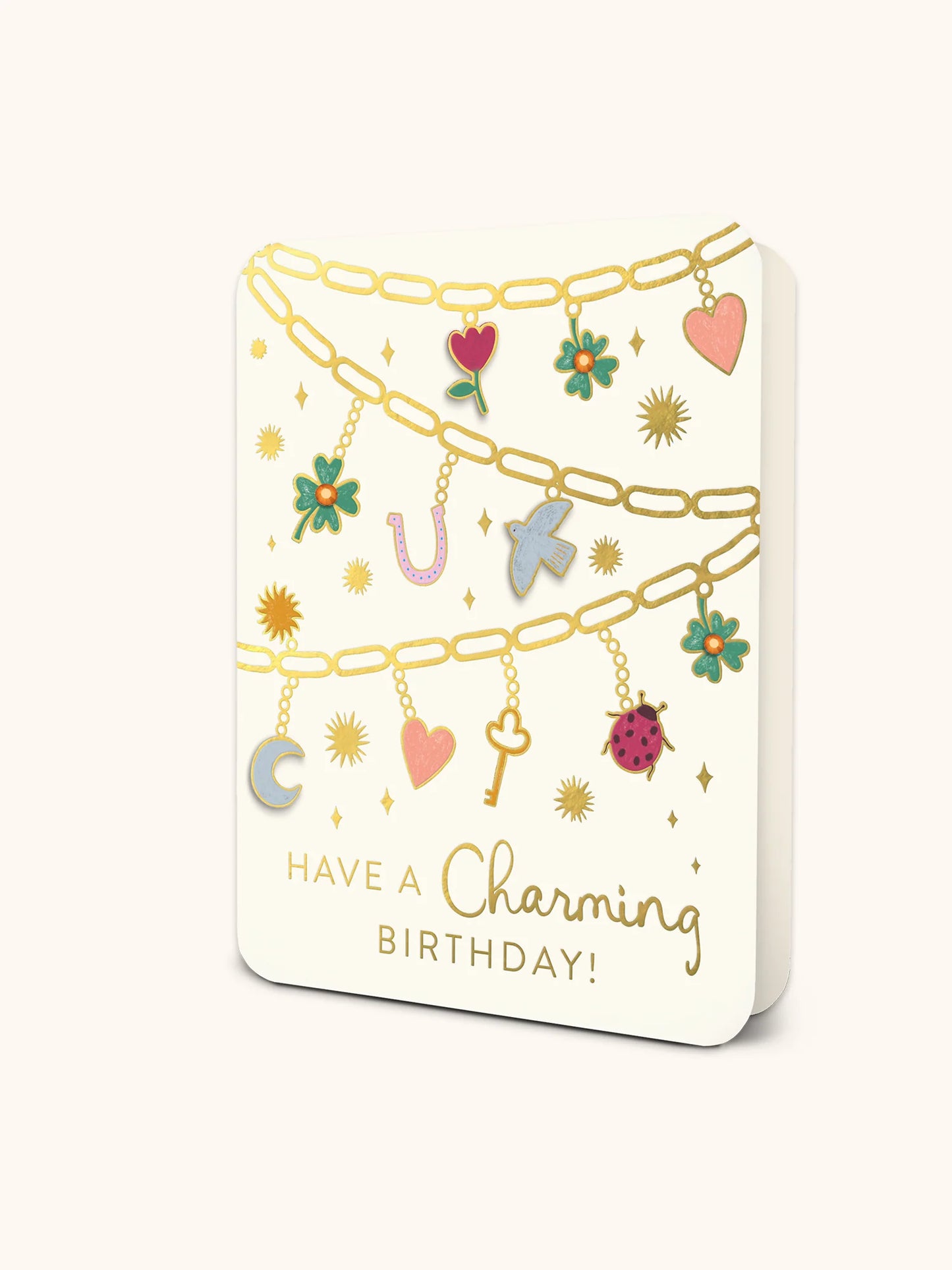 Charming Birthday Deluxe Greeting Card