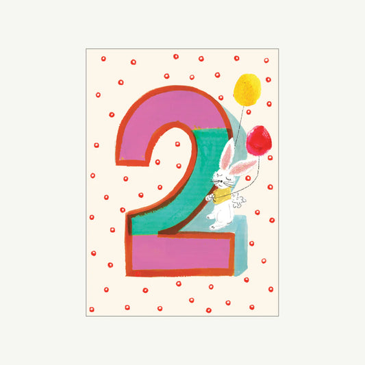 Bunny is Two Card
